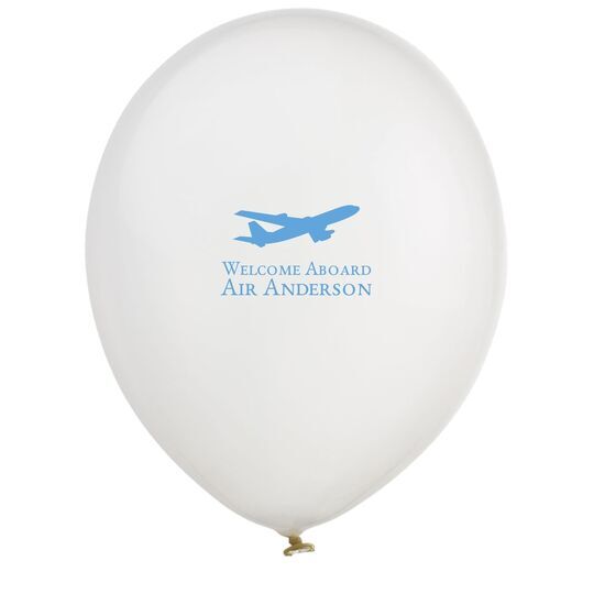 Jumbo Airliner Latex Balloons